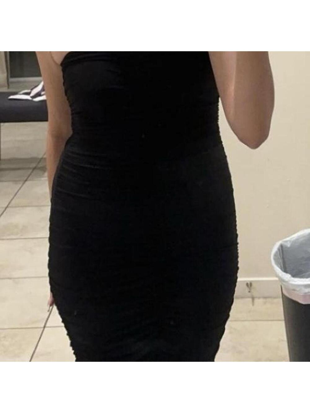 PrettyLittleThing Women's Black Dress